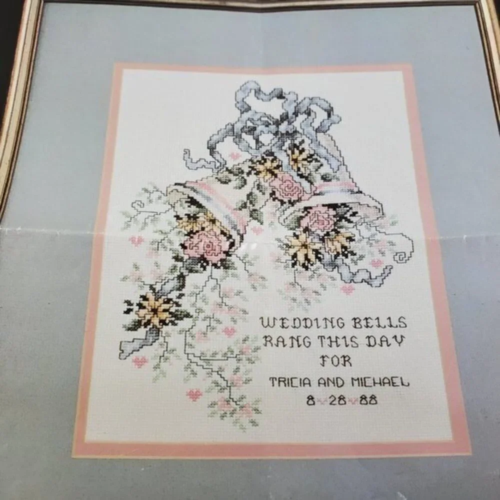 Janlynn Cross Stitch Pattern Wedding Bells 10 x 1‎
